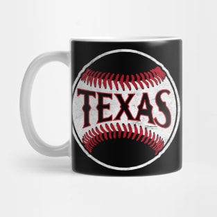 Texas baseball city Mug